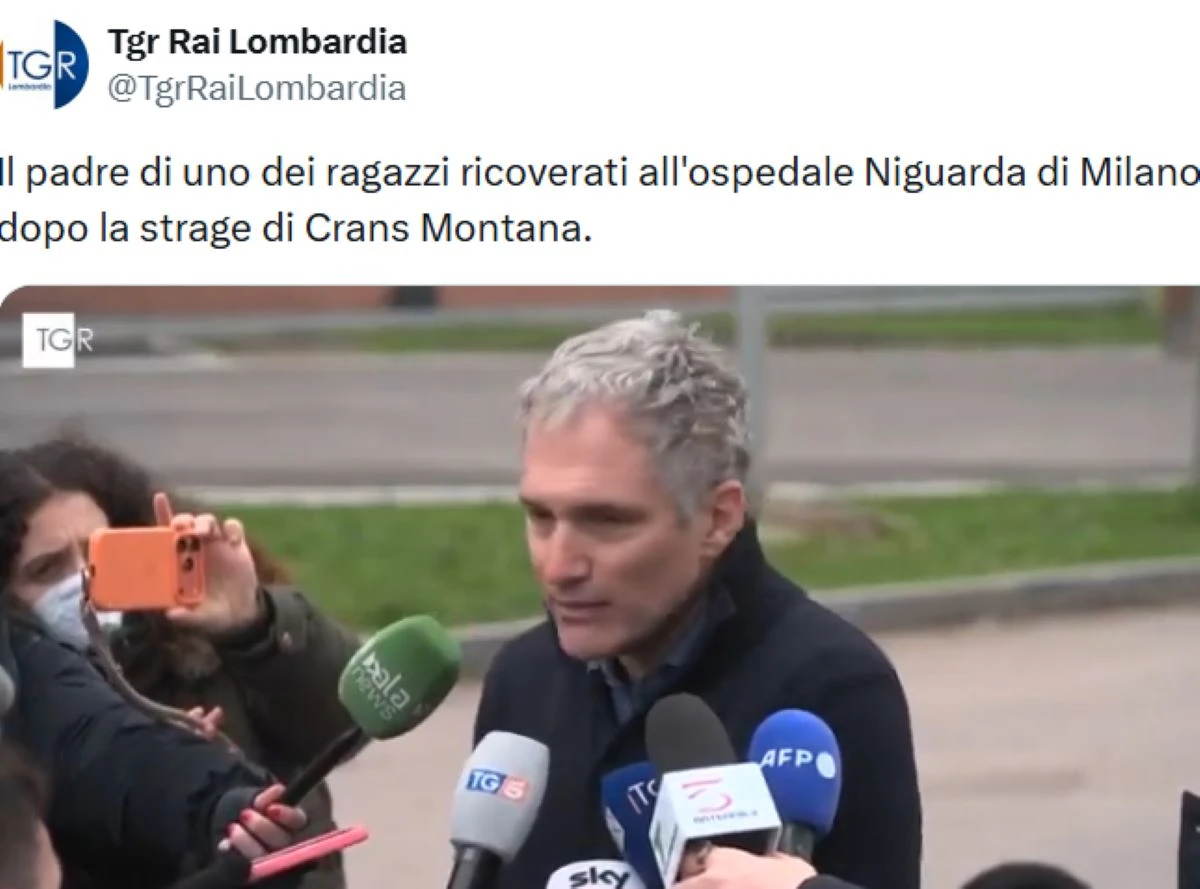 Soccorritori e mezzi di emergenza dopo l'incendio a Crans-Montana