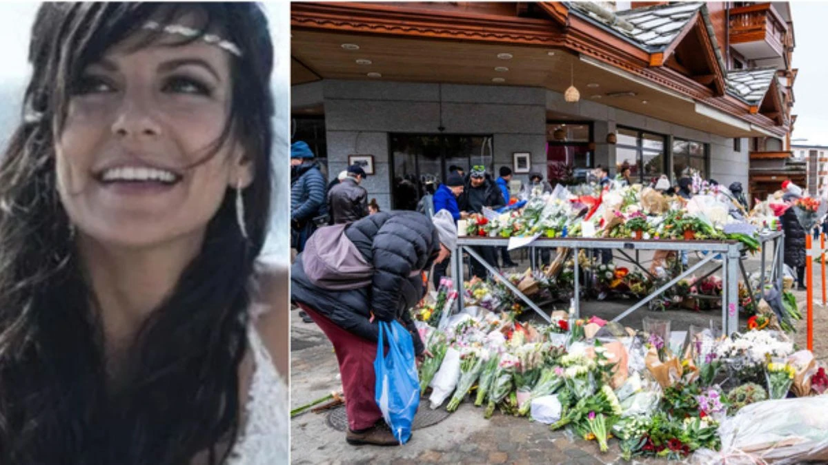 Veduta esterna dell'area di Crans-Montana, località della strage di Capodanno