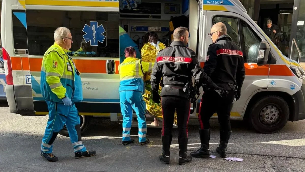 Intervento delle forze dell'ordine dopo un episodio di violenza domestica a Carmignano