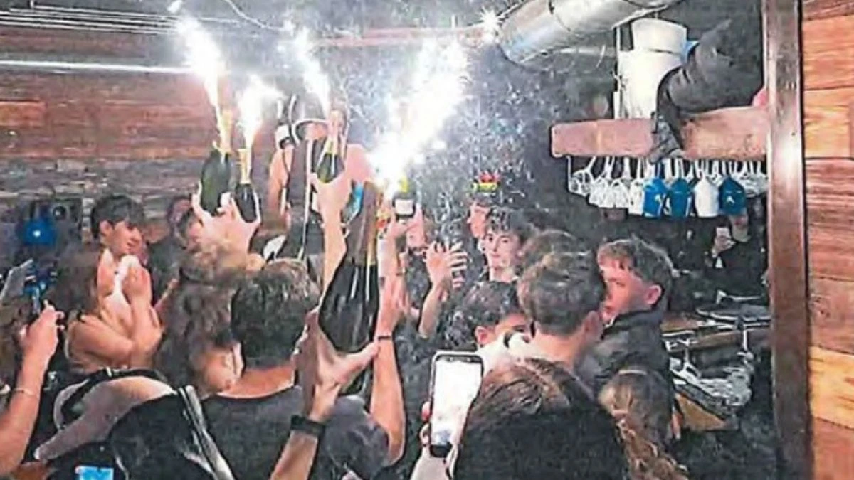 Immagine del luogo della tragedia di Crans-Montana