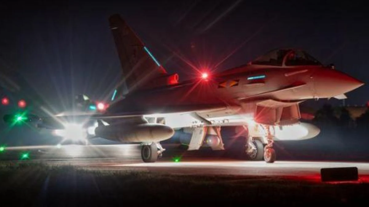 Veduta dell'area di Palmira in Siria interessata dal raid contro l'Isis