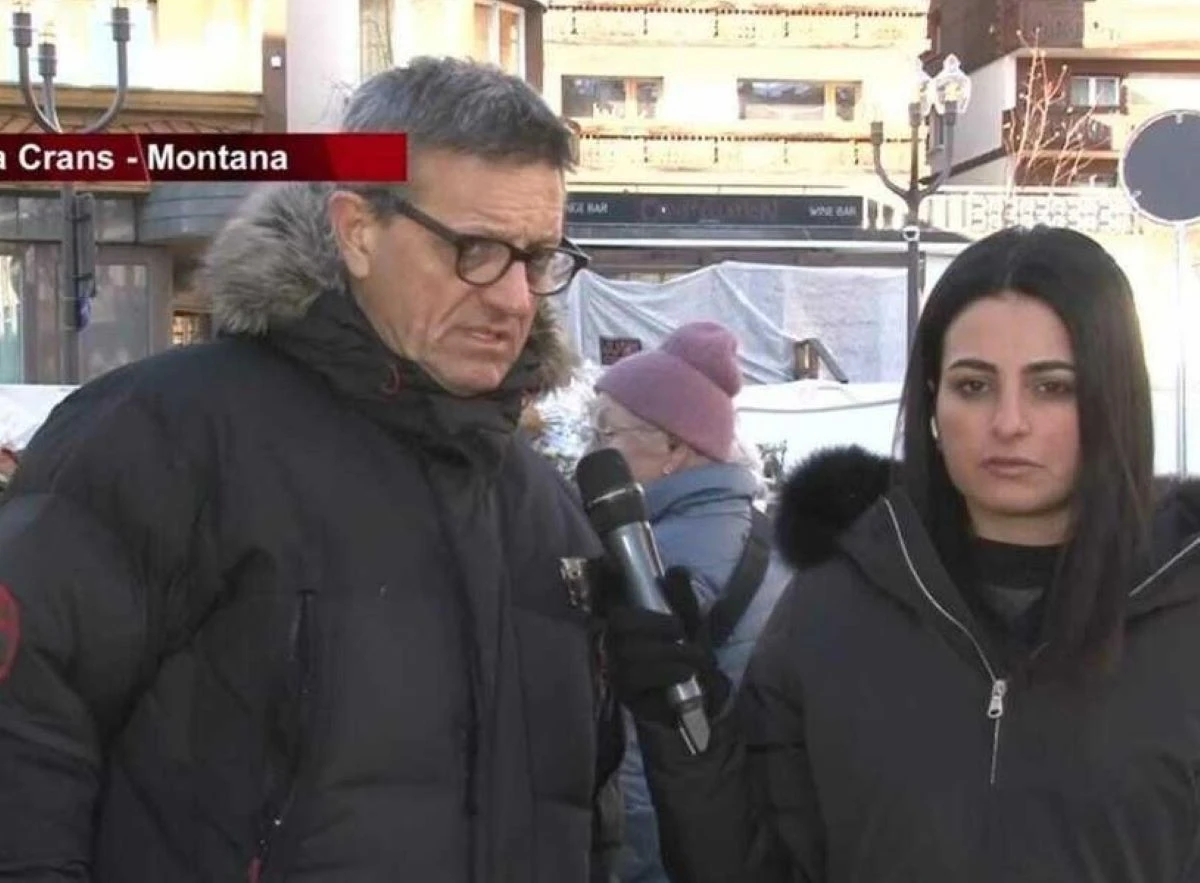 L'inviata Rai Francesca Crimi a Crans-Montana