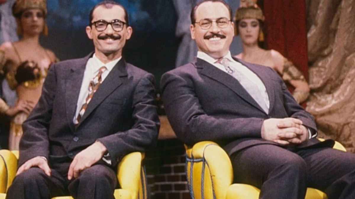 I Gemelli Ruggeri in uno spettacolo comico