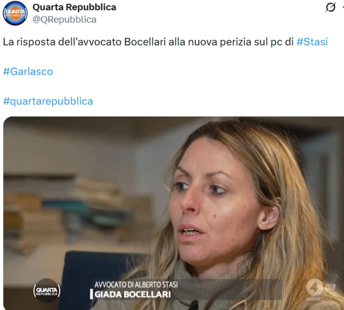 Giada Bocellari, avvocato della difesa di Alberto Stasi