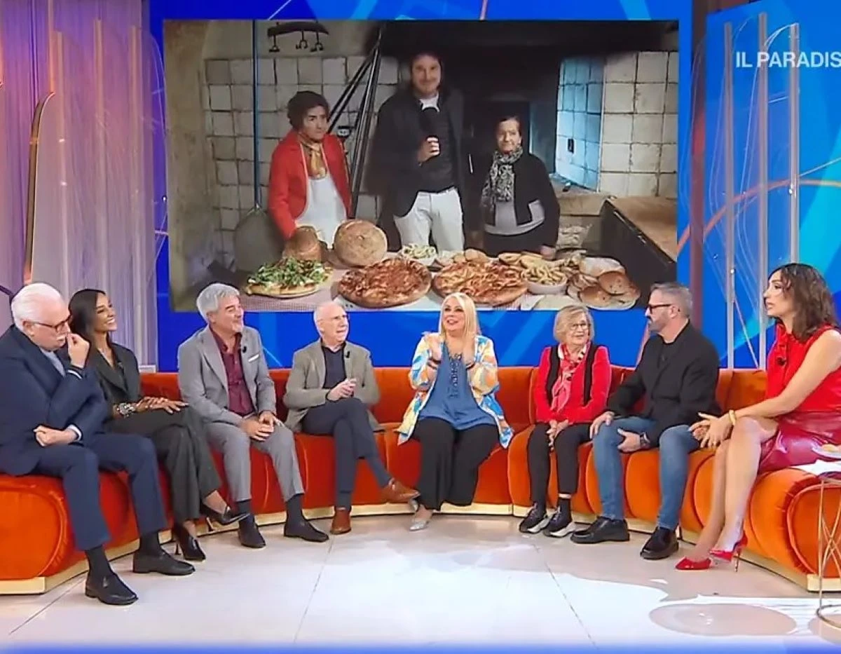 Set del programma La volta buona durante la puntata