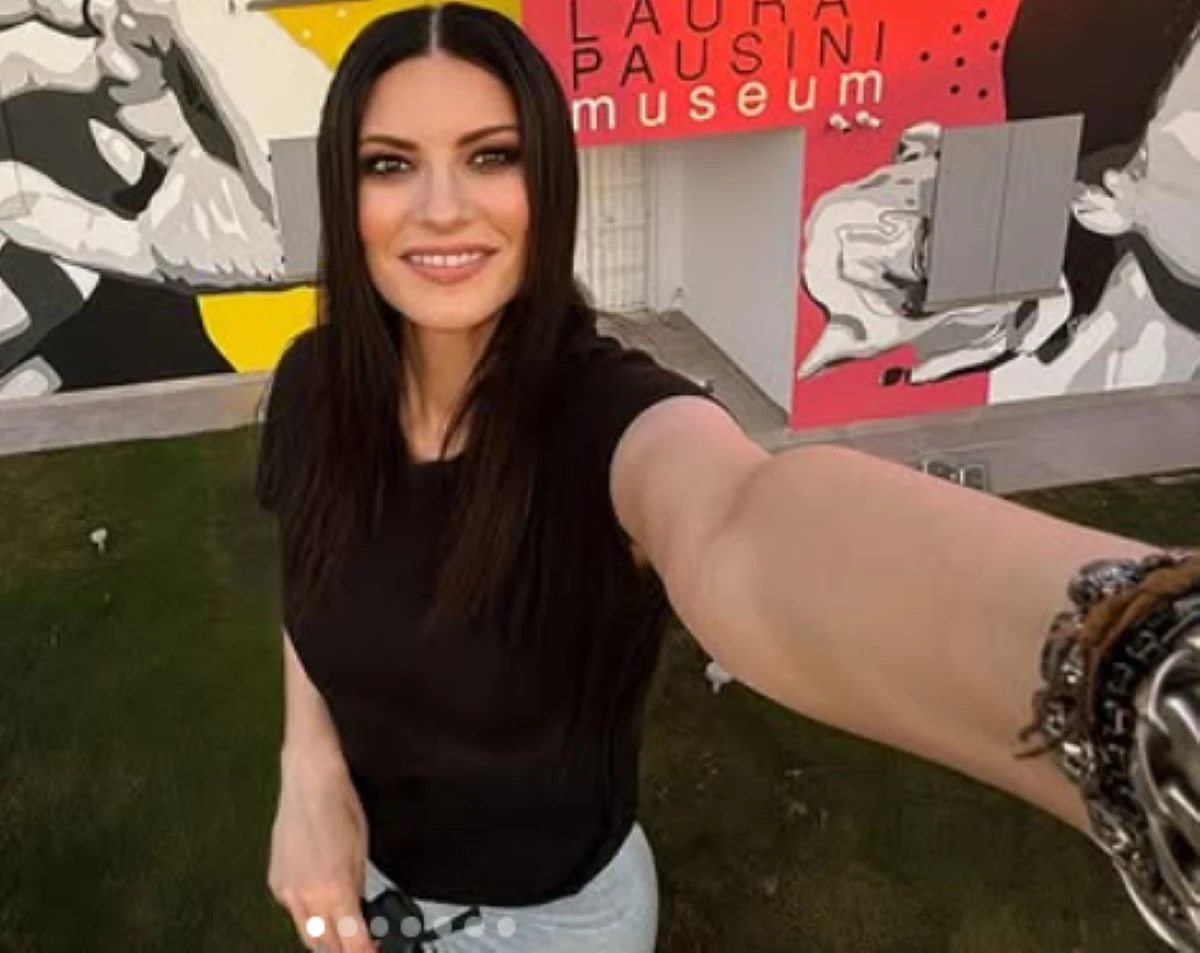 La cantante Laura Pausini