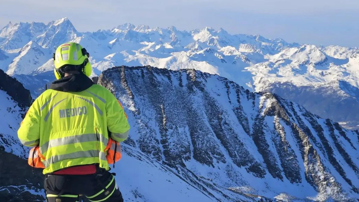 Elicottero precipitato in area montana nei pressi di La Thuile