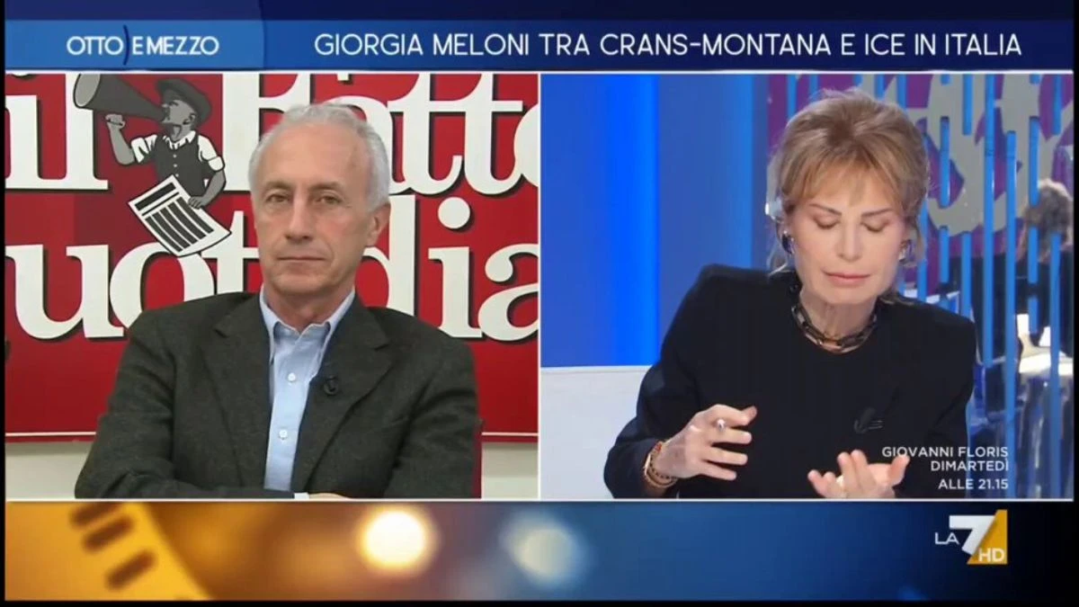 “Fattelo spiegare, analfabeta!”: Marco Travaglio attacca Meloni in diretta da Lilli Gruber (VIDEO)