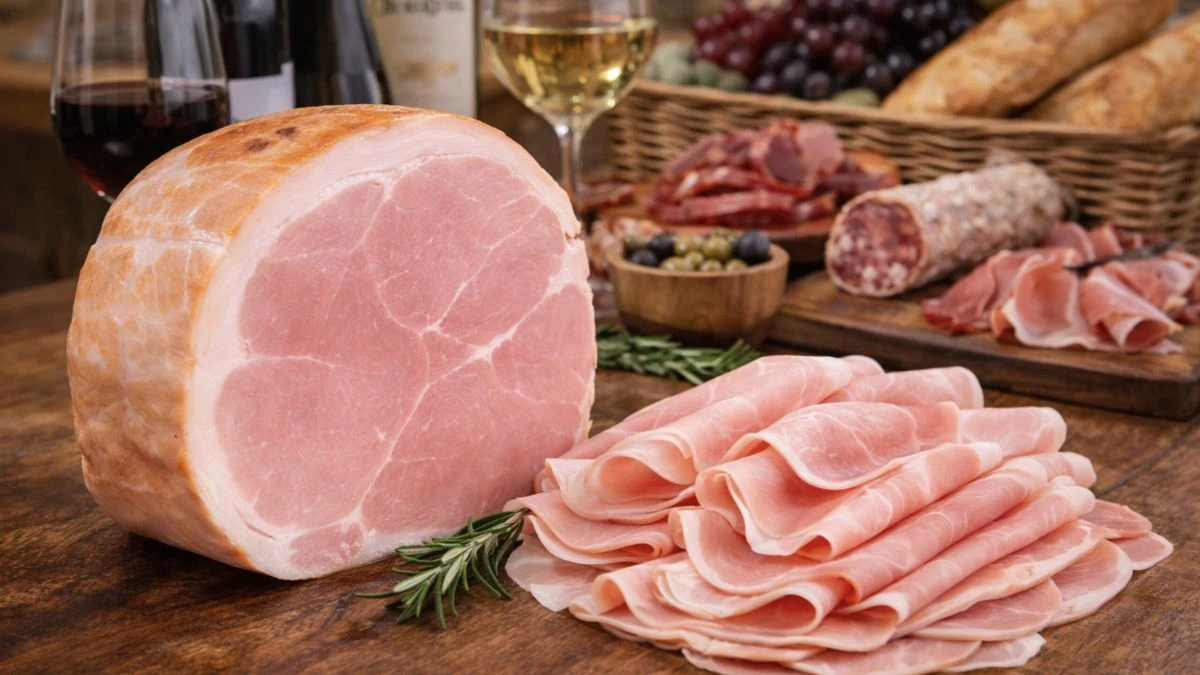 Varie tipologie di carni lavorate esposte su un banco