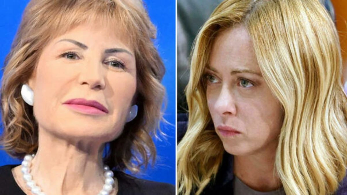 Studio televisivo e grafica sul caso Crans-Montana