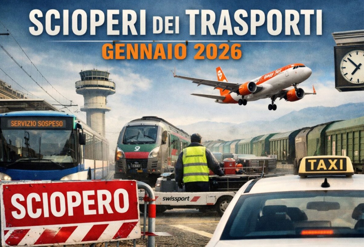 gennaio 2026 mese di scioperi bus treni e aerei a rischio le date da segnare da Tvzap.it gennaio 2026 mese di scioperi bus treni e aerei a rischio le date da segnare