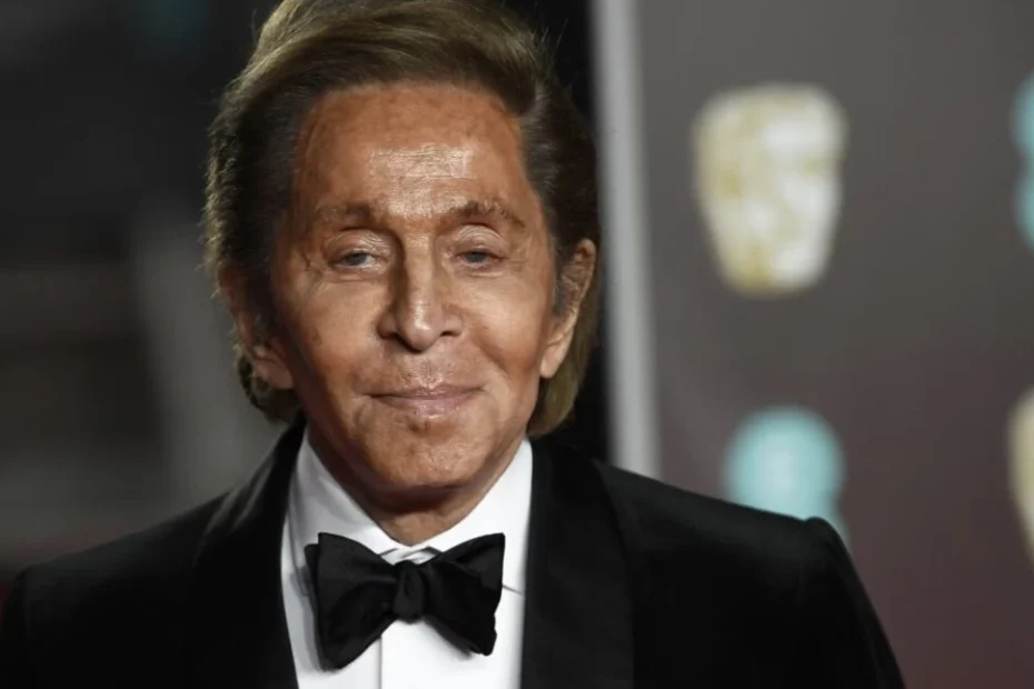 Valentino Garavani ritratto in primo piano