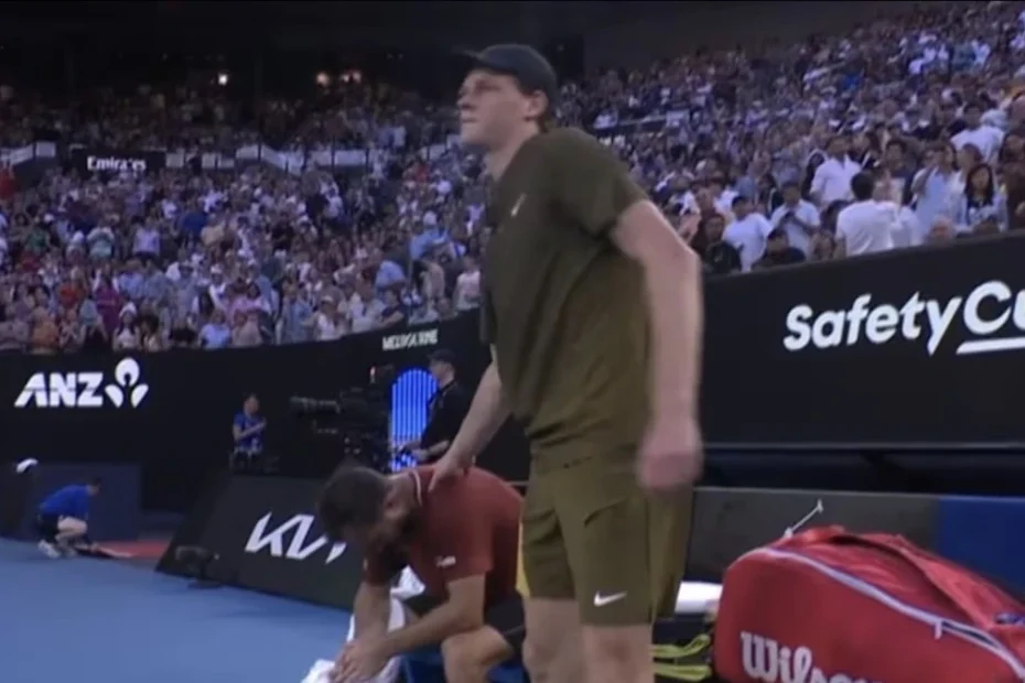 Jannik Sinner agli Australian Open a Melbourne