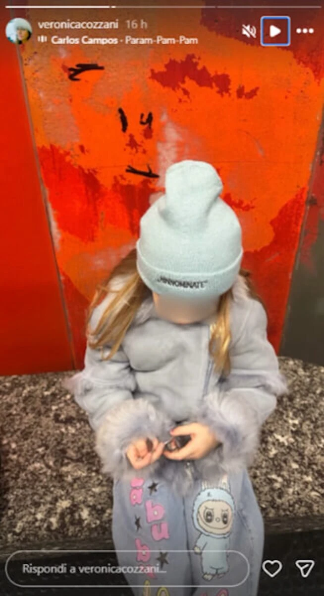 Dettaglio delle storie social condivise dalla famiglia di Belén Rodriguez