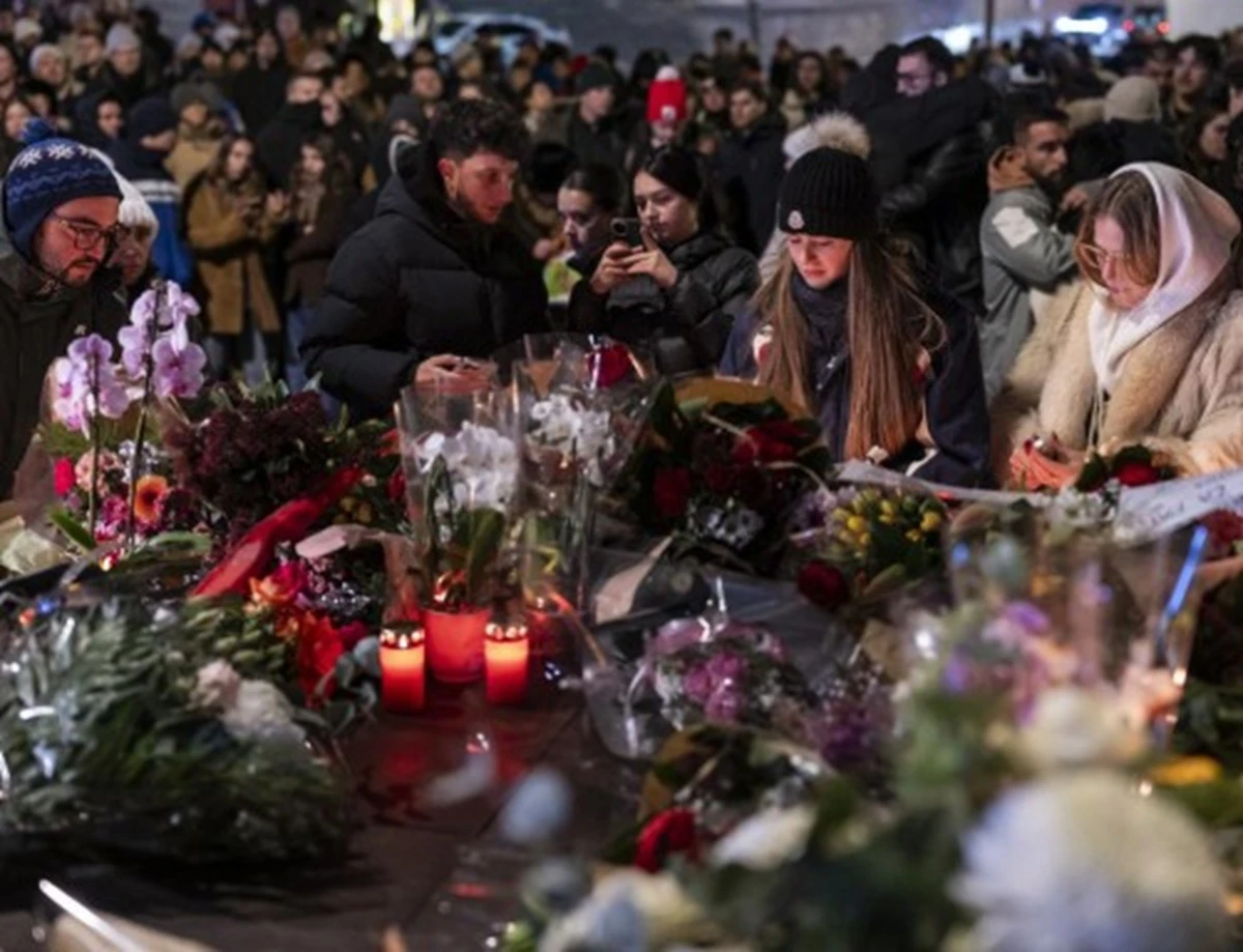 Area circostante il locale di Crans-Montana interessato dall