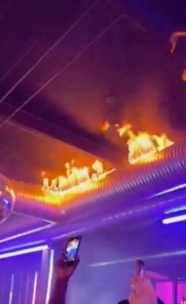 Dettaglio della zona del locale Le Constellation a Crans-Montana