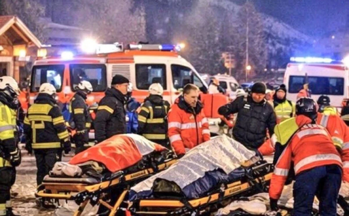 Veduta di Crans-Montana, luogo della tragedia di Capodanno