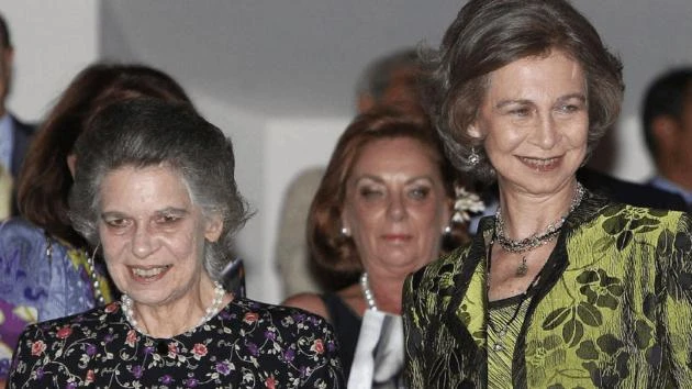 La principessa Irene di Grecia insieme alla regina Sofia di Spagna