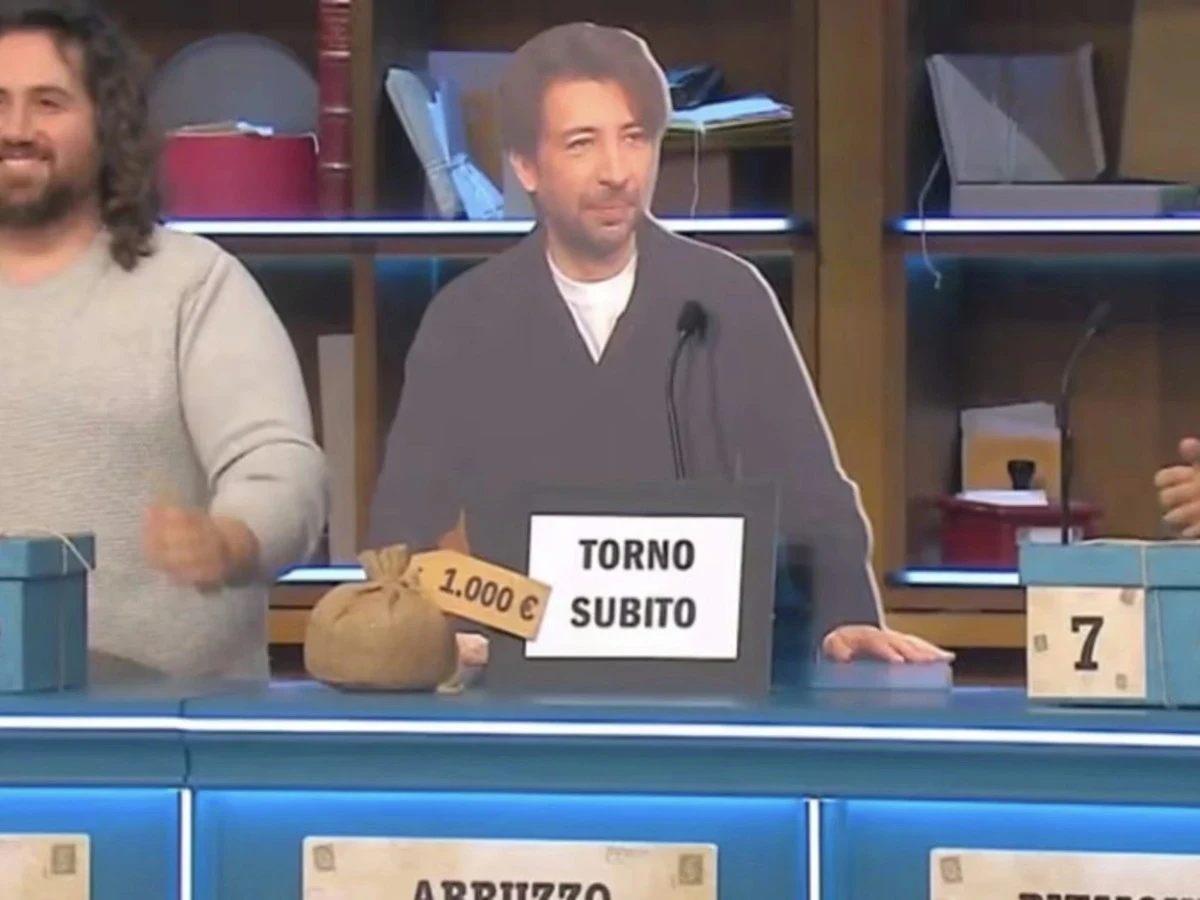 Herbert Ballerina durante Affari Tuoi