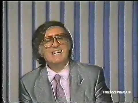 Giuliano Taddei in una trasmissione televisiva locale