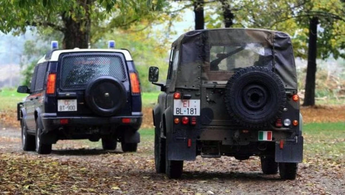 Bosco sui monti Nebrodi, area del ritrovamento dei tre cacciatori