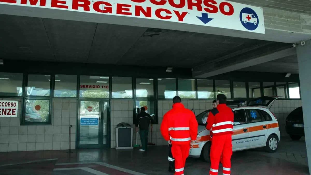 Ingresso del pronto soccorso ospedaliero