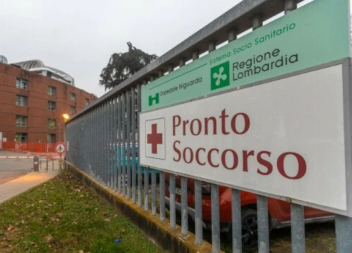 Ingresso dell'ospedale Niguarda di Milano dove è ricoverata Sofia Donadio