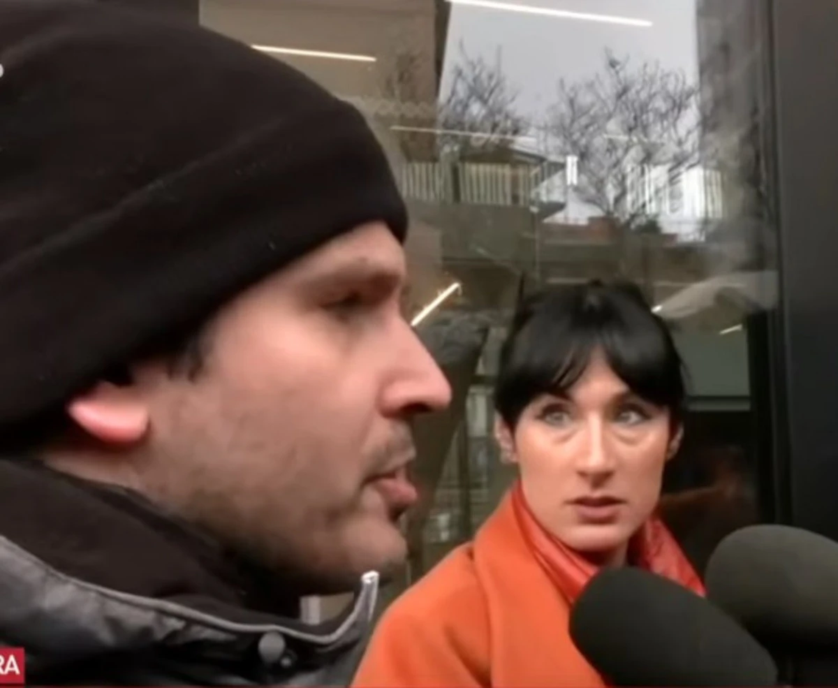 Andrea Sempio con l'avvocata Angela Taccia durante un aggiornamento sul caso Garlasco