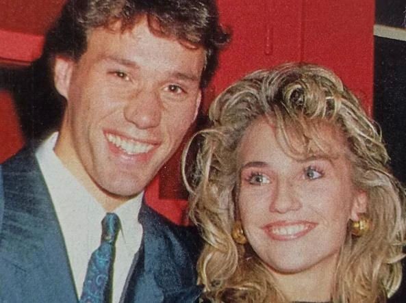 Marco van Basten durante un'ospitata televisiva