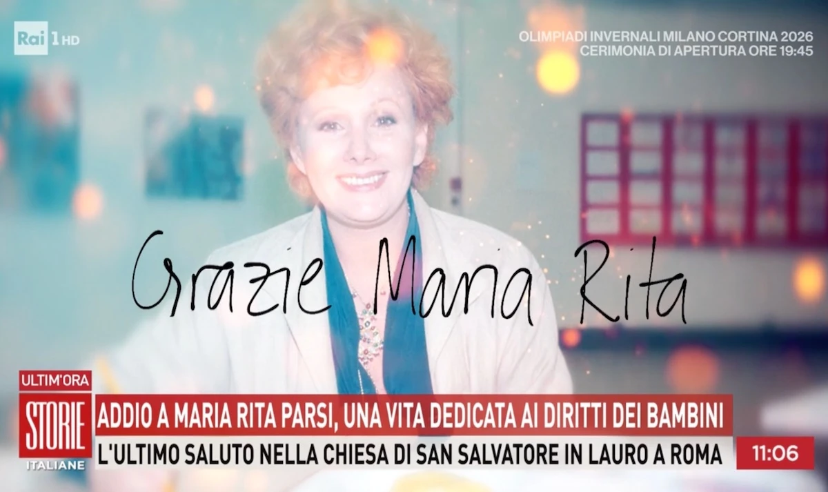 Ospiti in studio durante Storie Italiane nel ricordo di Maria Rita Parsi