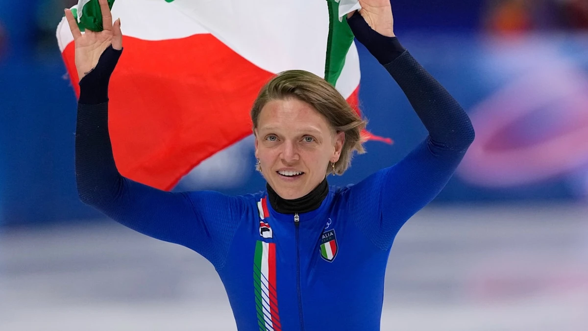 Arianna Fontana in gara nello short track a Milano-Cortina 2026