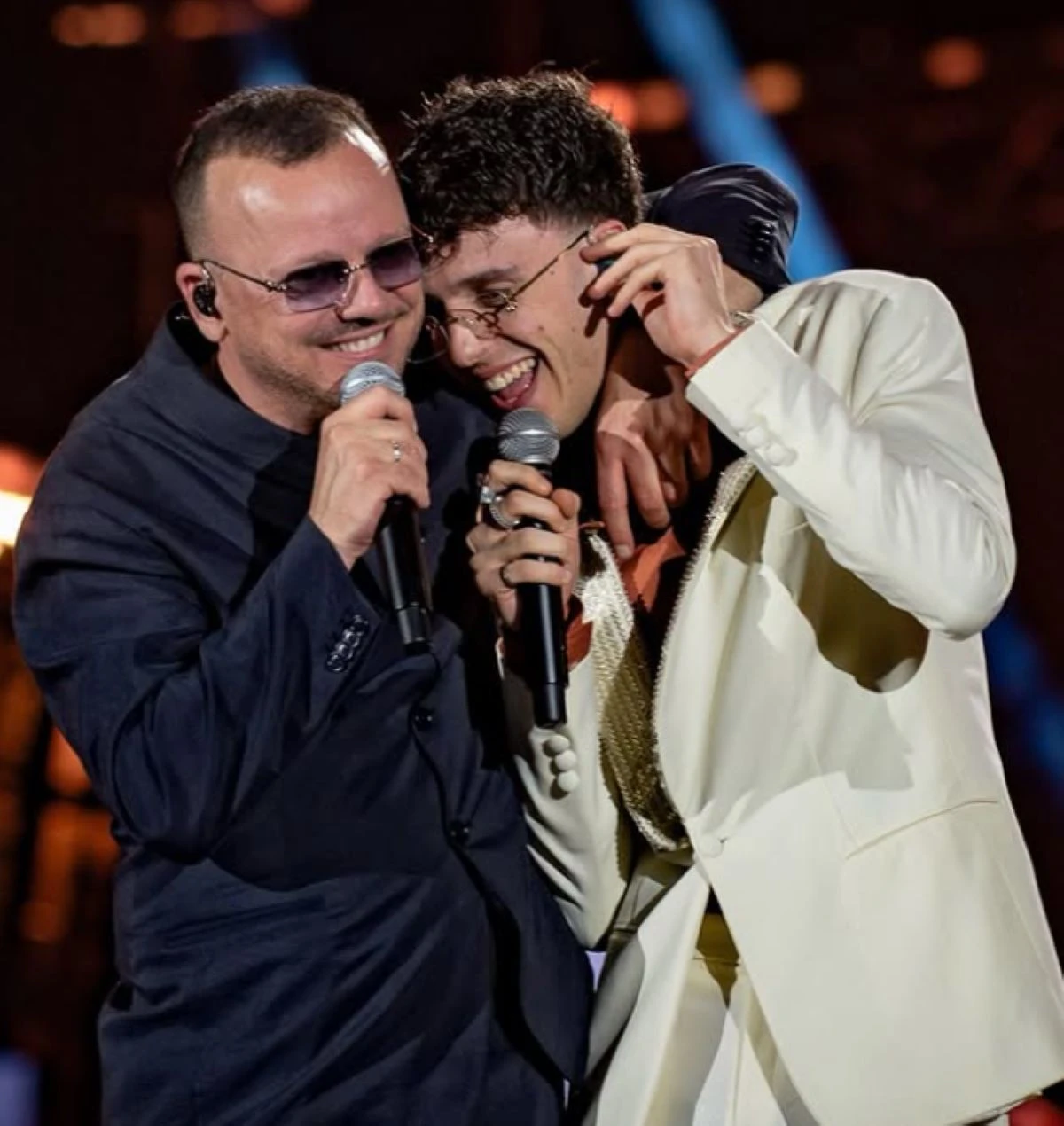 LDA e Gigi D’Alessio in una foto insieme