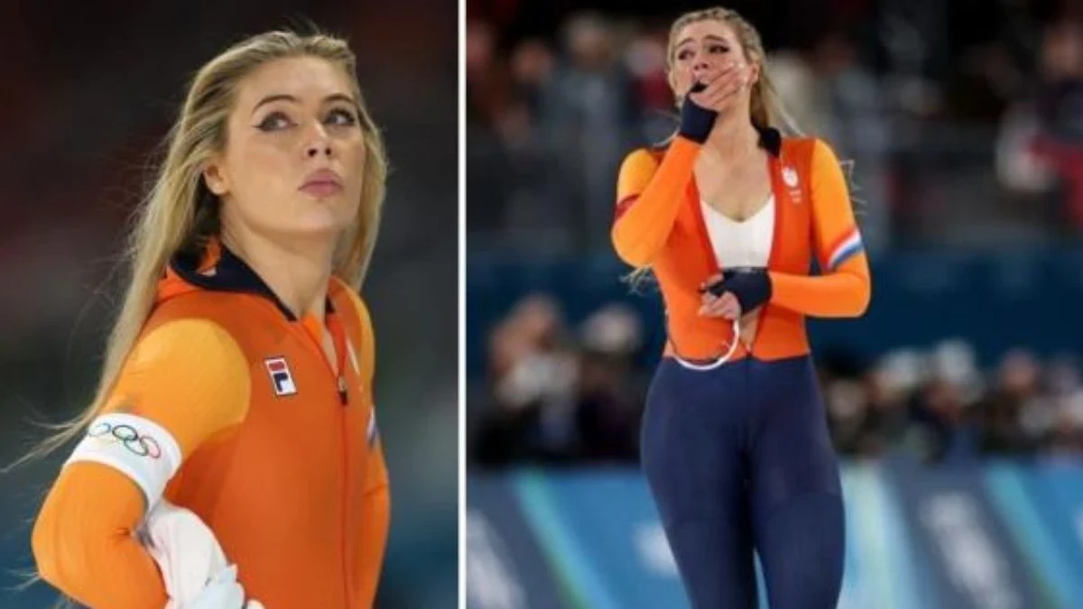 Jutta Leerdam dopo la gara: immagini diventate virali