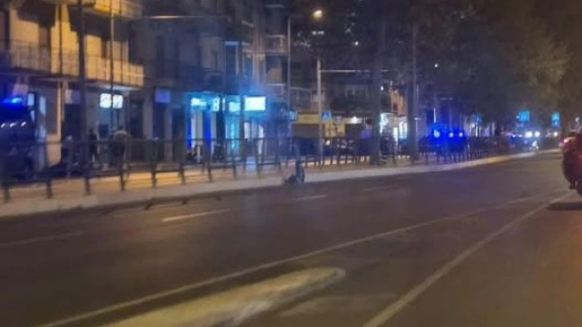 Strada urbana di Bari dove si sarebbe verificata l'aggressione