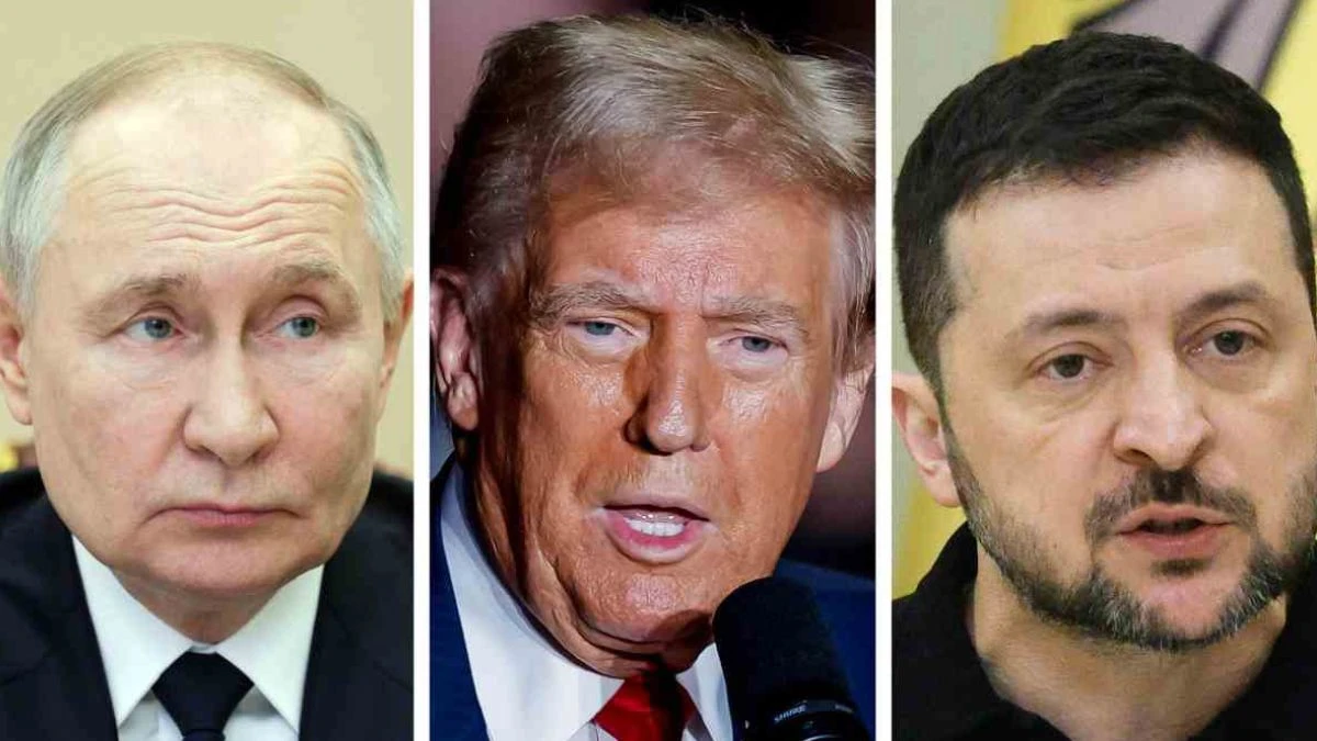 Immagine simbolica dei leader coinvolti nel contesto diplomatico Russia Ucraina