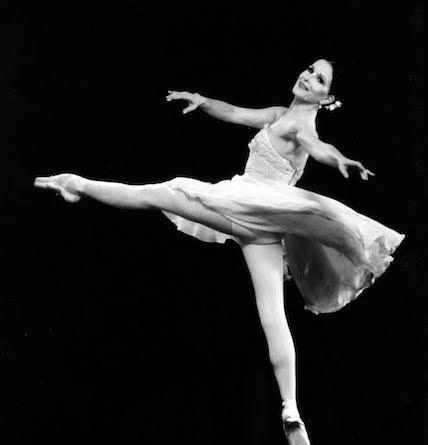 Anna Razzi in un'immagine legata alla sua carriera nella danza