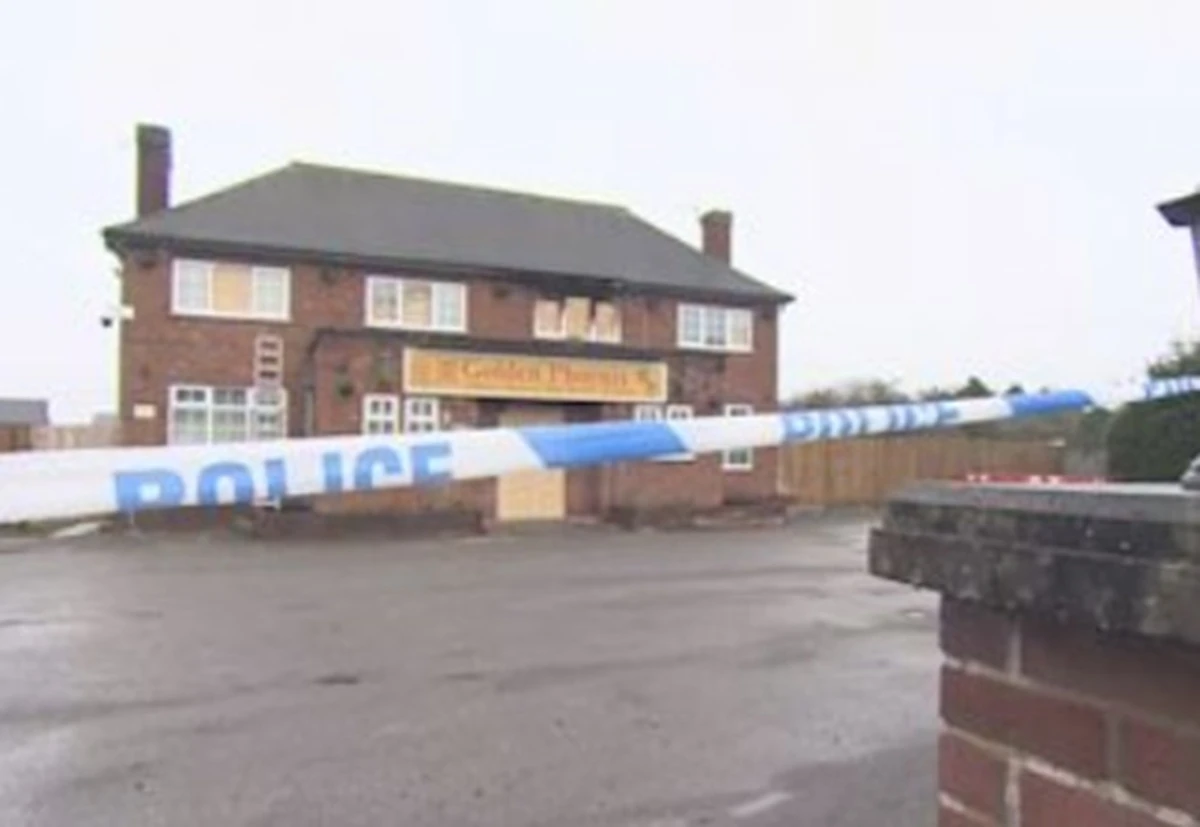 Immagine del luogo dell’intervento e dei soccorsi per l’incendio