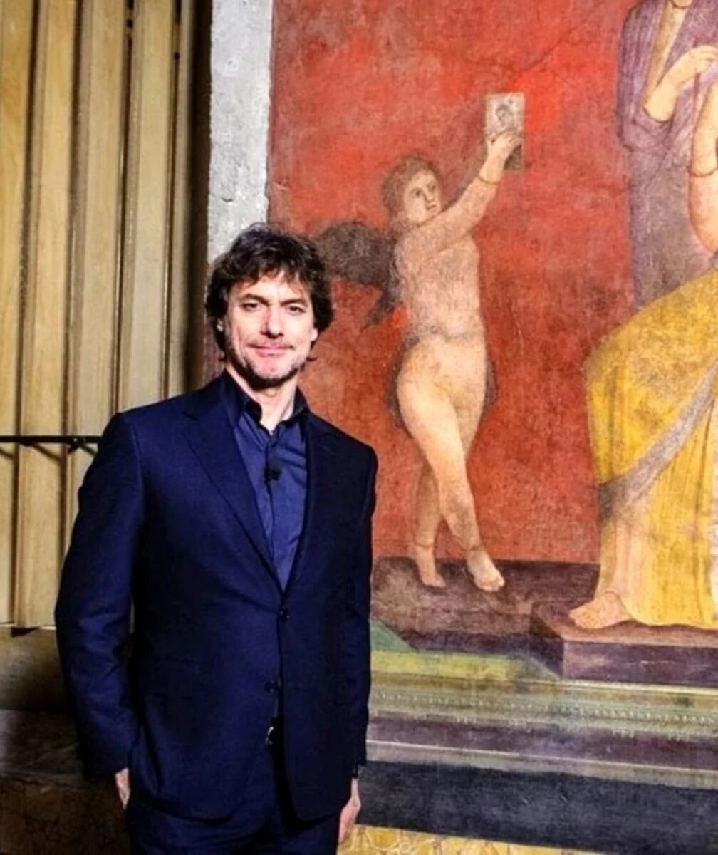 Alberto Angela in un'immagine utilizzata nell'articolo