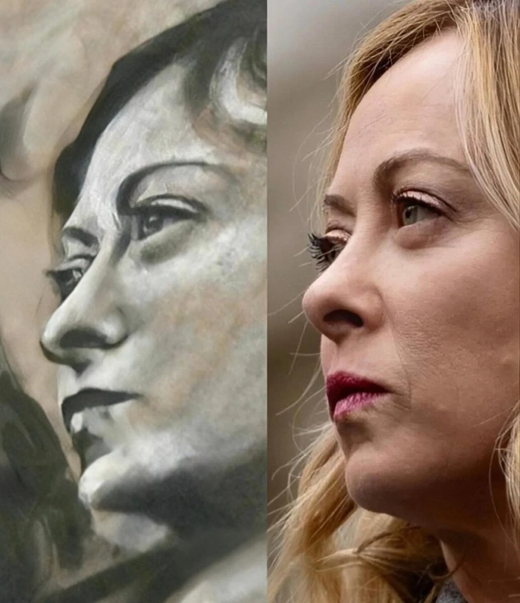 Dettaglio dell'angelo restaurato nella Basilica di San Lorenzo in Lucina