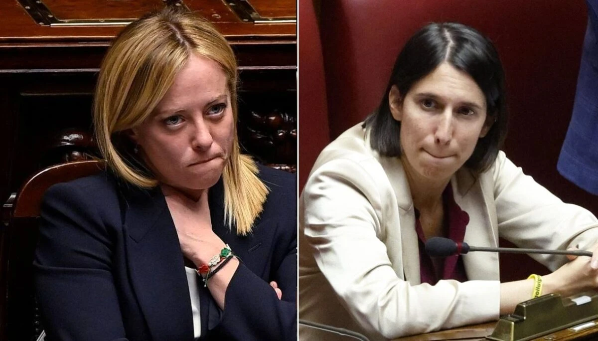 Giorgia Meloni ed Elly Schlein in un'immagine di repertorio legata al tema dei sondaggi politici