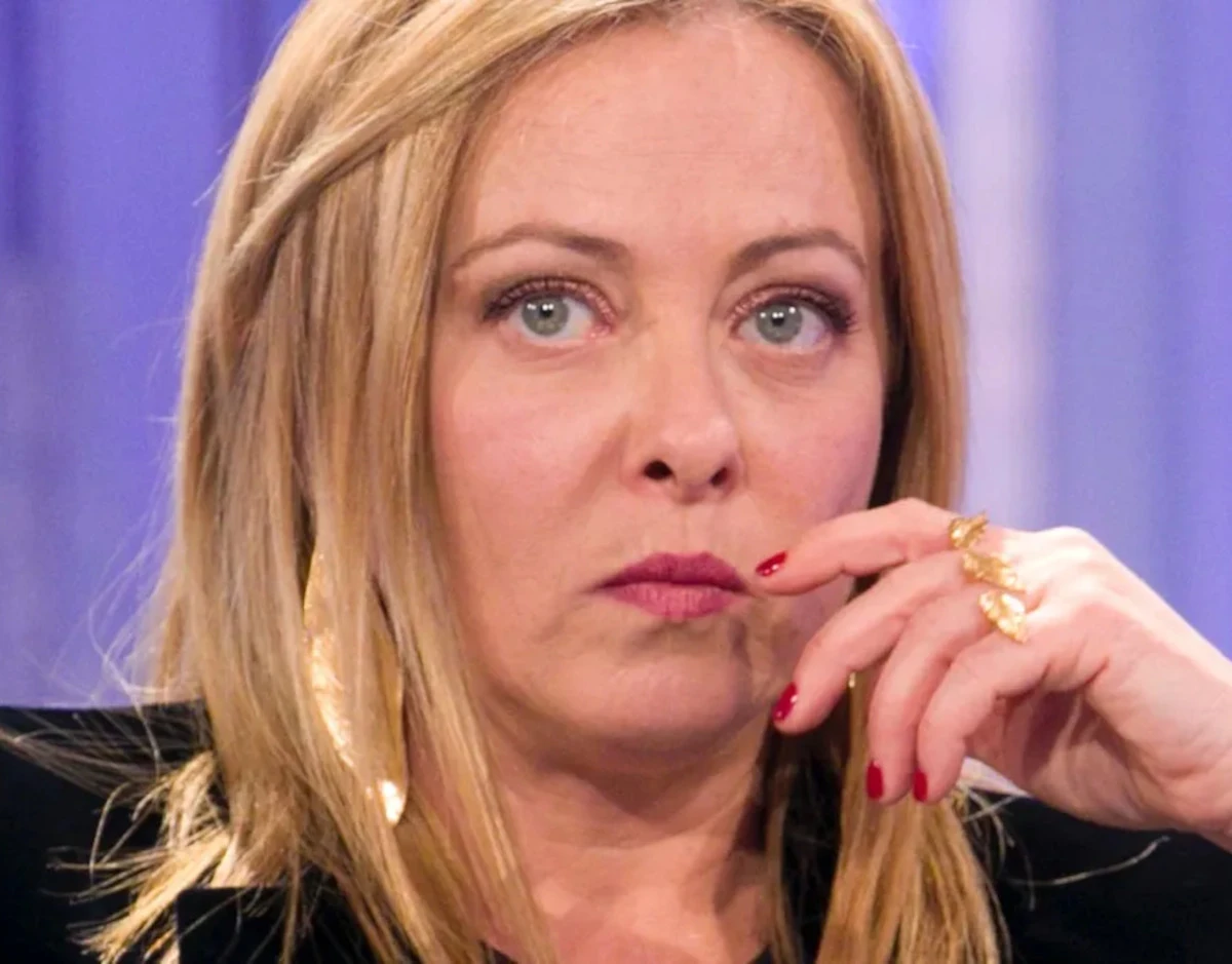 Giorgia Meloni in un