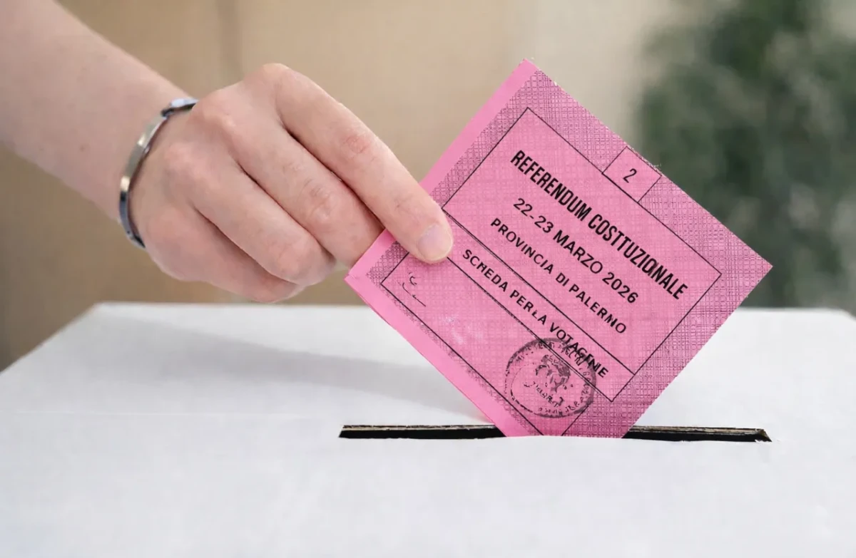 Grafica sui sondaggi del referendum sulla riforma della giustizia