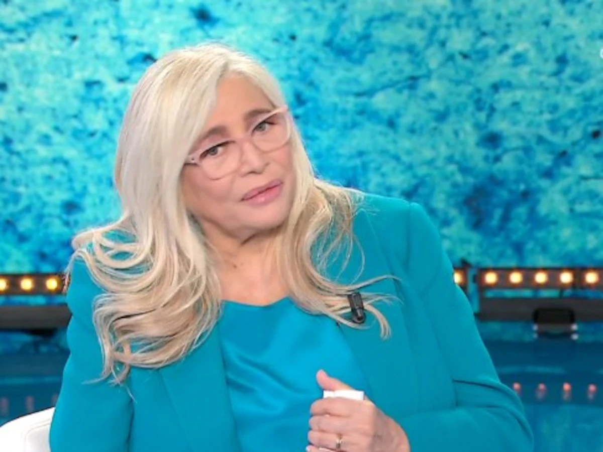 Mara Venier in studio a Domenica In