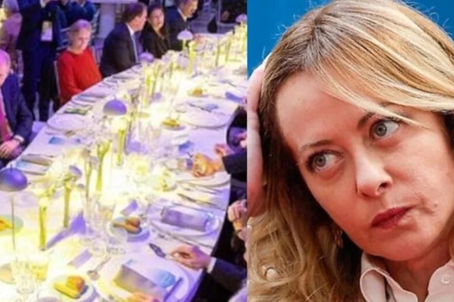 meloni gaffe pranzo olimpiadi