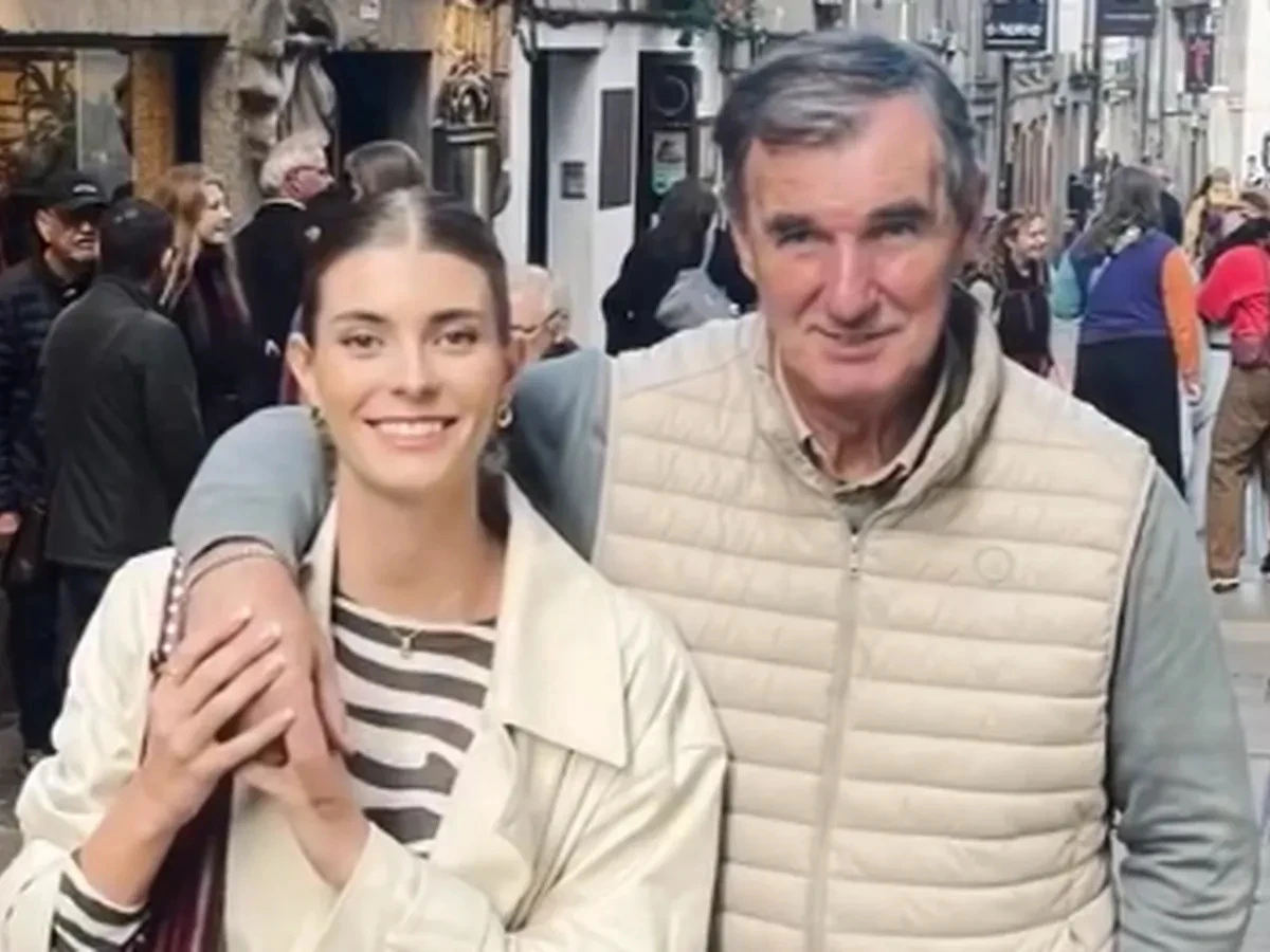 Cristina Pérez Galcenco con il padre Nacho Pérez