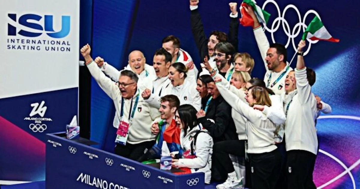 Olimpiadi Milano Cortina 2026, immagine celebrativa delle medaglie italiane