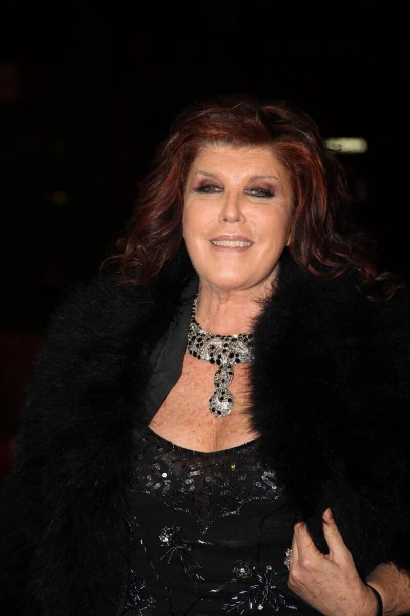 Patrizia De Blanck durante una trasmissione televisiva