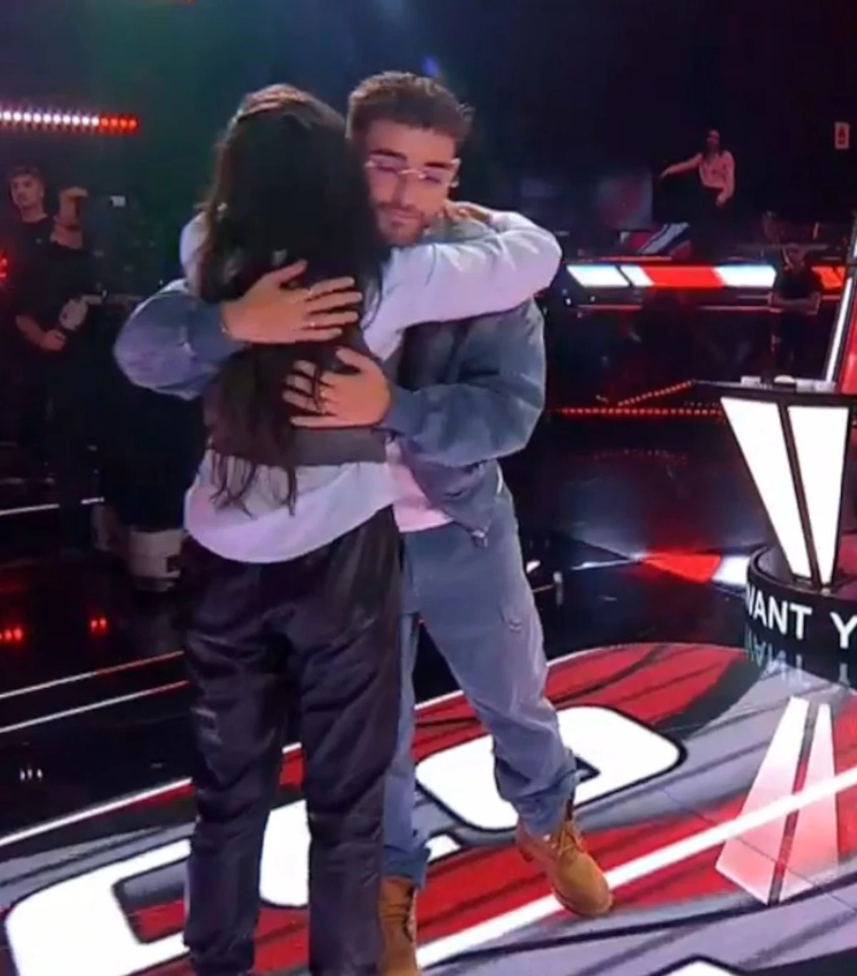 The Voice Kids, immagine della puntata durante l’esibizione di Davide