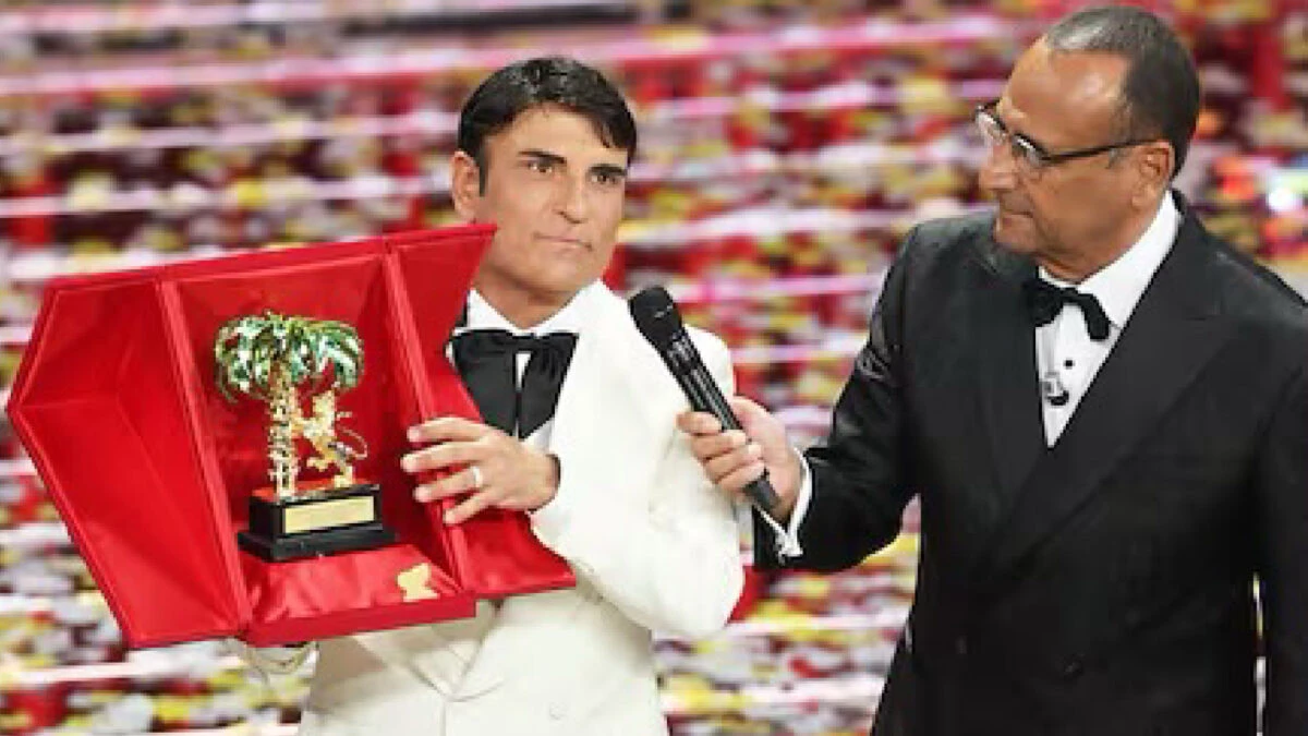 Sal Da Vinci in lacrime dopo la proclamazione a Sanremo 2026