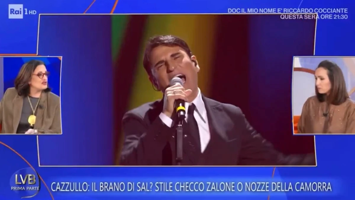 Aldo Cazzullo e Caterina Balivo al centro del dibattito su Sal Da Vinci